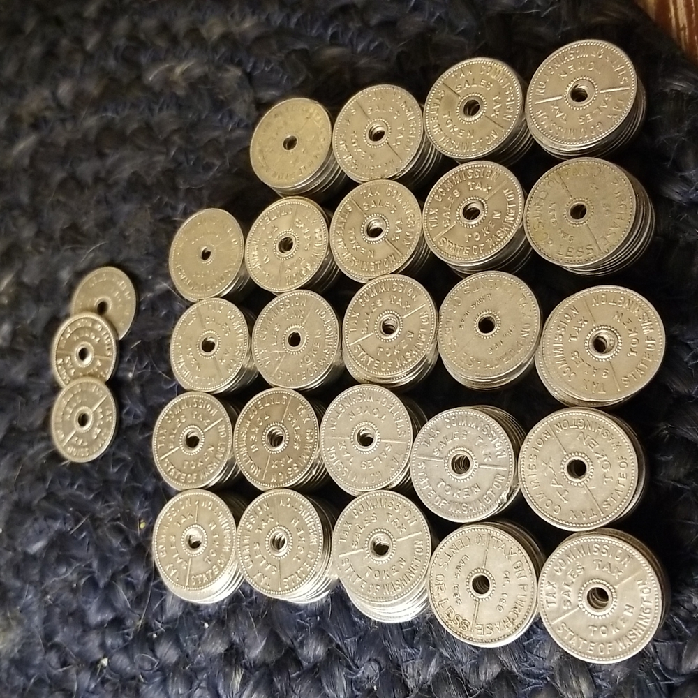 State of Washington Antique Tax Tokens